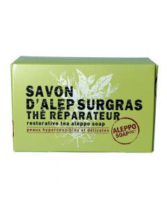 Savon d'Alep Surgras au Thé Réparateur 150g Aleppo Soap