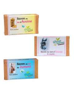 Savon au Lait Bio 100g La Grange aux Herbes