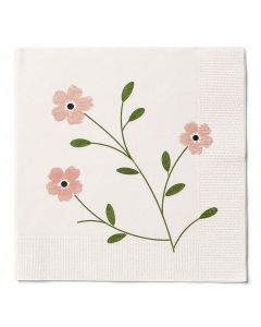 Serviette en Papier Fleurs Det Gamle Apotek