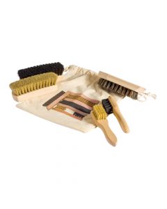 Set de Brosses à Chaussures de Voyage Redecker