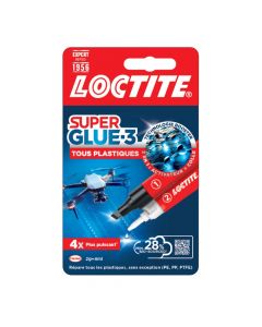Super Glue-3 Tous Plastiques Loctite