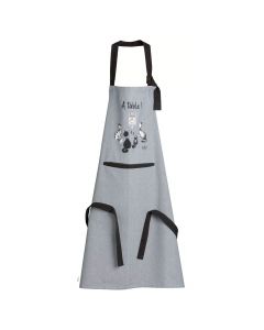 Tablier Chat Horloge de Dubout
