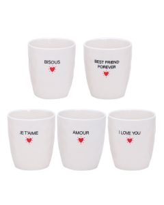 Tasse à Café Coeur Rouge Opjet