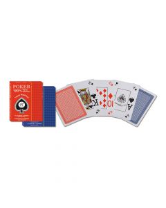 Jeu de 55 Cartes de Poker Plastic Texas Hold'em