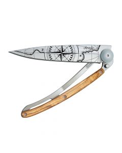 Couteau de Poche 37g Olivier & Terra Incognita Deejo