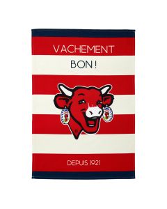 Torchon La Vache Qui Rit Rayé Rouge Coucke