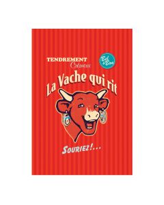 Torchon La Vache Qui Rit Rétro Rouge Coucke