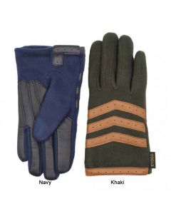 Gants en Maille et Cuir Vintage de Evolg