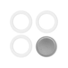 Filtre + 3 Joints Pour Cafetière 6 Tasses Bialetti – Réf. 0109743 – Compatible Nespresso – Neuf
