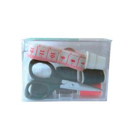 BILIEASY Mini Kit De Couture 51 Pièces Pour Adultes - Rouge Rosé - Boîte Portable Complète