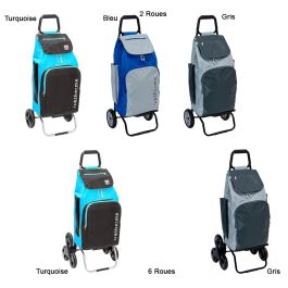 Sidebag Pour Poussette De Marché 6 Roues - 2x20 Litres, Bleu, Neuf, Réf. 8220-464