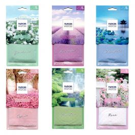 WDEC 12pcs Sachet Sachet, Armoire à Tiroirs, Chambre à Vêtements, Pour Placard Et Voiture, Parfum Agréable Et Frais, Morceaux De Lavande, Jasmin, Lys, Rose, Océan, Le Citron