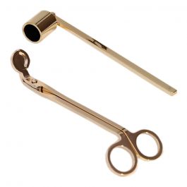 Briquet Electrique Demason Kit 3 Accessoires Bougie En Acier Inoxydable - Éteignoir, Coupe-Mèche Et Dipper Kit Entretien Bougies