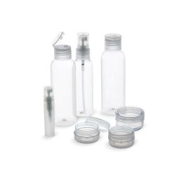 Lot 2 Flacons Souples Voyage 400ml Transparents Avec Bouchon Rabat - Flacons Cosmétiques Shampoing Lotion