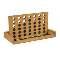 Jeu Quatre à la Suite en Bois Vintage Professor Puzzle