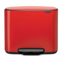 Poubelle à Pédale Bo 36L Rouge Passion de Brabantia