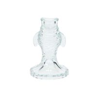 Bougeoir Poisson en Verre