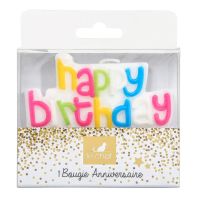Bougie Happy Birthday