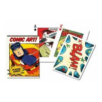 Jeu de 55 Cartes à Jouer Vintage Comic de Piatnik