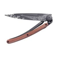 Couteau de Poche 37g Bois Corail & Tour Eiffel Deejo