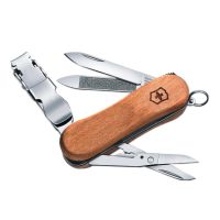 Couteau Suisse Nail Clip Wood 580 Victorinox
