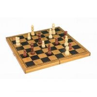 Jeu d'Echecs en Bois Vintage