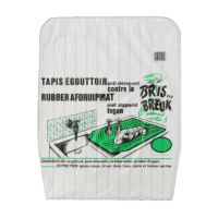 Tapis Egouttoir en Caoutchouc Blanc