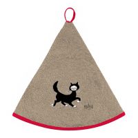 Essuie Mains Chat Ballade de Dubout Torchons & Bouchons