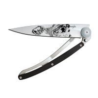 Couteau de Poche 37g Ebène & Grizzli Deejo