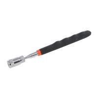 Lampe Torche LED Télescopique Magnétique – Chrome Métal – Neuf
