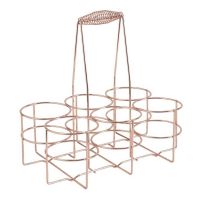 Panier à Bouteilles en Métal Cuivré Aubry Gaspard