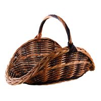 Panier à Buches en Osier Brut & Buff Aubry Gaspard