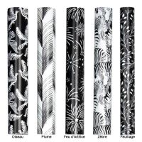 Papier Cadeau Noir & Blanc Beaumont Papeterie Poitou