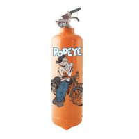Extincteur Poudre 1kg Popeye Biker Orange Fire Design