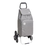 Poussette de Marché Isotherme Gris Chiné Sidebag