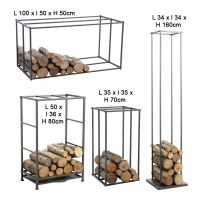 Rack à Bois en Métal Aubry Gaspard