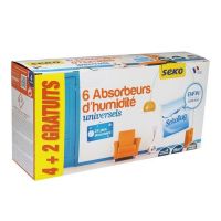 Sachet Absorbeur d'Humidité 6x150g Seko