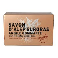 Savon d'Alep Surgras à l'Argile Gommante 150g Aleppo Soap