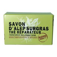 Savon d'Alep Surgras au Thé Réparateur 150g Aleppo Soap