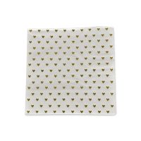 Serviette Papier Coeur Doré Opjet