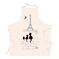 Tablier Chats Tour Eiffel de Dubout Torchons & Bouchons