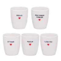 Tasse à Café Coeur Rouge Opjet