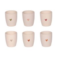 Coffret de 6 Tasses à Expresso Coeur