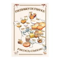 Torchon Carte des Fromages Winkler