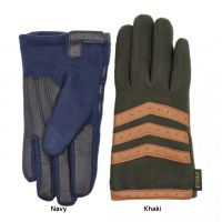 Gants en Maille et Cuir Vintage de Evolg