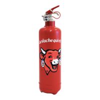 Extincteur Poudre 1kg La Vache Qui Rit Rouge de Fire Design