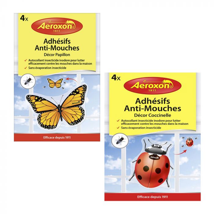 Adhésifs Anti-Mouches x4