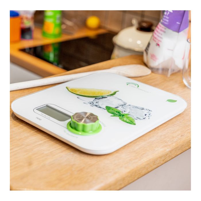 Balance De Cuisine Numérique 5kg Avec Décoration Citron - Précise Et Esthétique