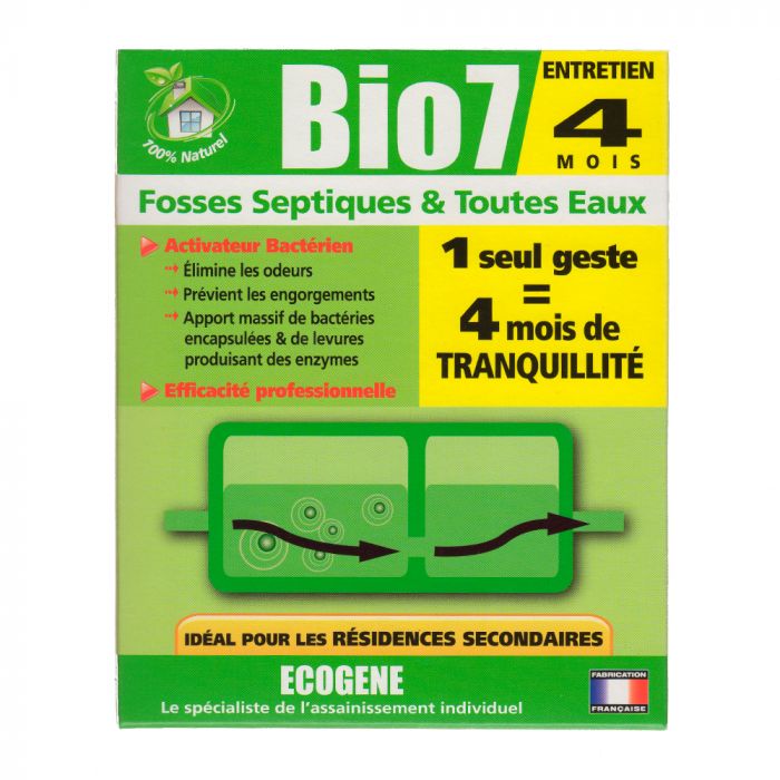 Activateur fosses septiques Bio 7 Choc Ecogene