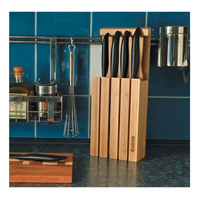Bloc à Couteaux Kai Shun En Noyer - Rangement Pour 8 Couteaux - Neuf DM-0810
